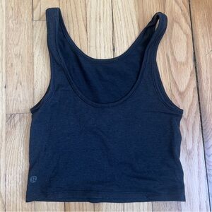 Lululemon Black Crop Top